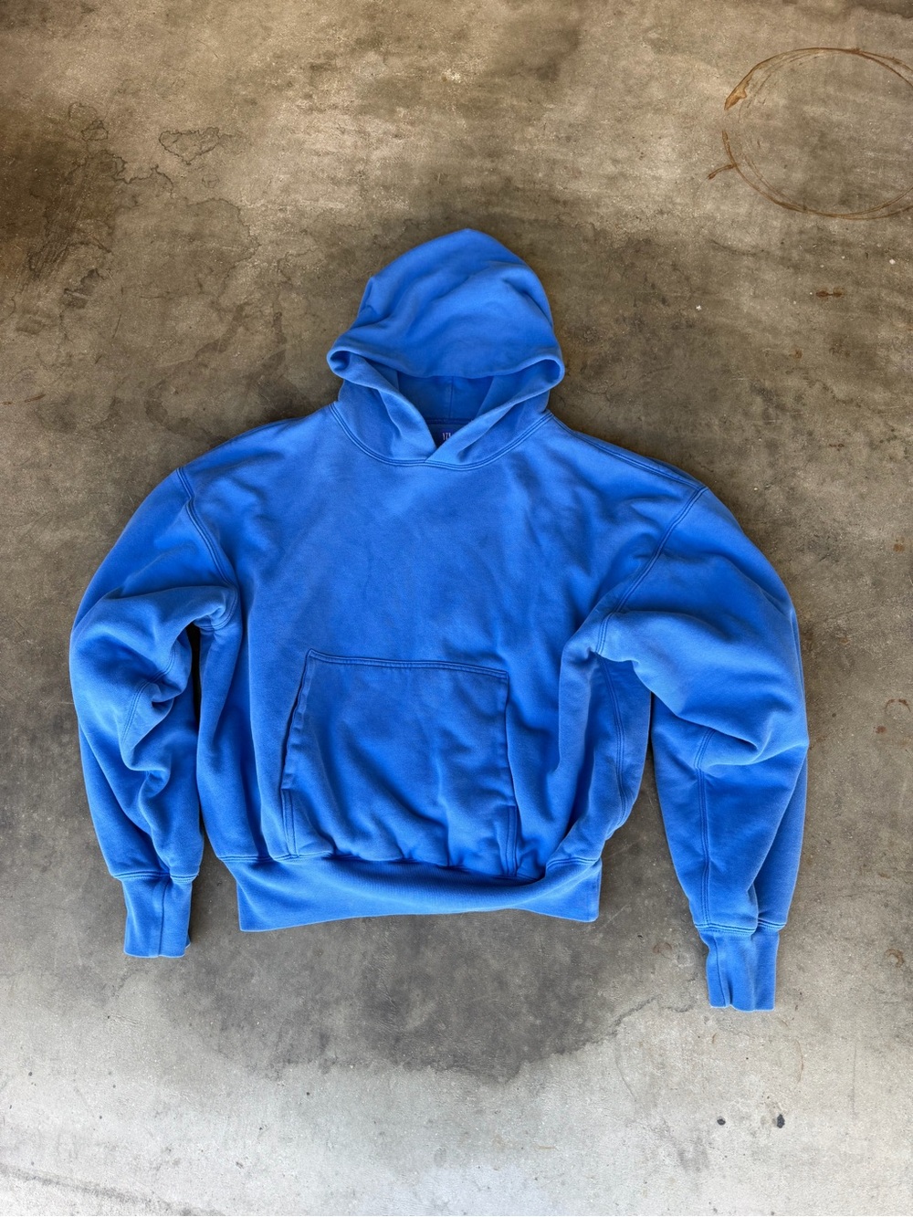 GAP Yeezy Hoodie L blue cotton sweatshirt Yzy Ye